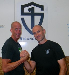 Kevin Rail and Pavel Tsatsouline at StrongFirst kettlebell certification picture.  