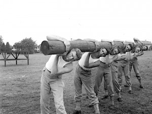WWII Log Drills
